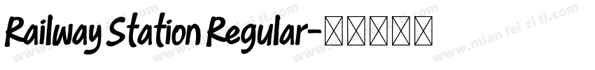Railway Station Regular字体转换